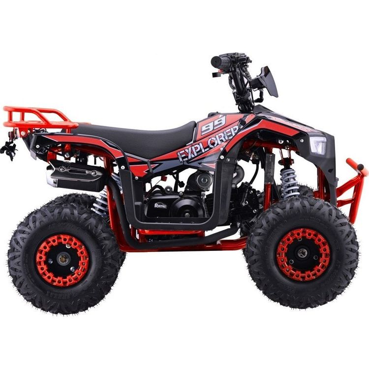 Tootefoto - Quad s iduk 110cc Explorer Red Edukamp
