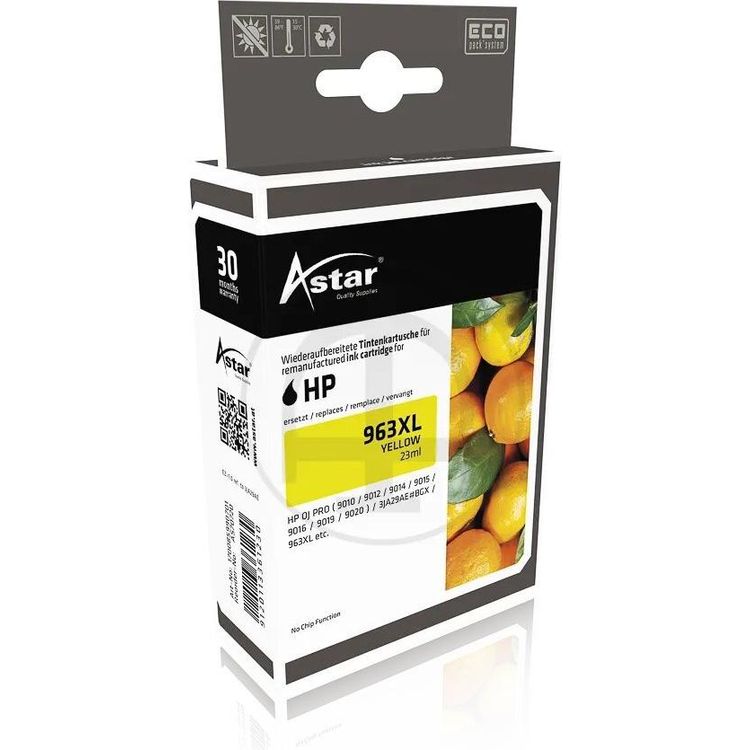 Tootefoto - AS70720 ASTAR HP OJ PRO 9010 TINTE YEL 3JA29AE / HP963XL 1600S. o. Fuellstandsa (AS70720)