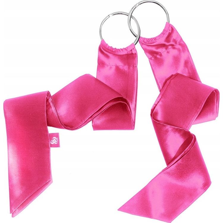 Tootefoto - SO DIVINE_Luxury Silk Restraints massager, siidised paelad sidumiseks, Roosa, 2 tk.