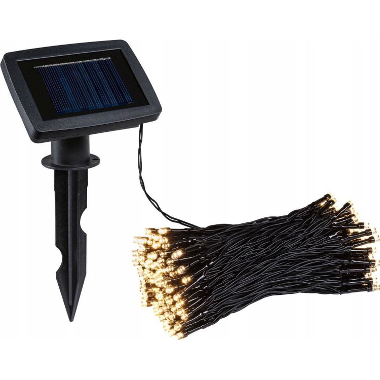 Tootefoto - Paulmann AURINKA LED p ikesepatarei valgusti 21,9m h marusanduriga 1lm/meeter 3000K IP44 must / plastik