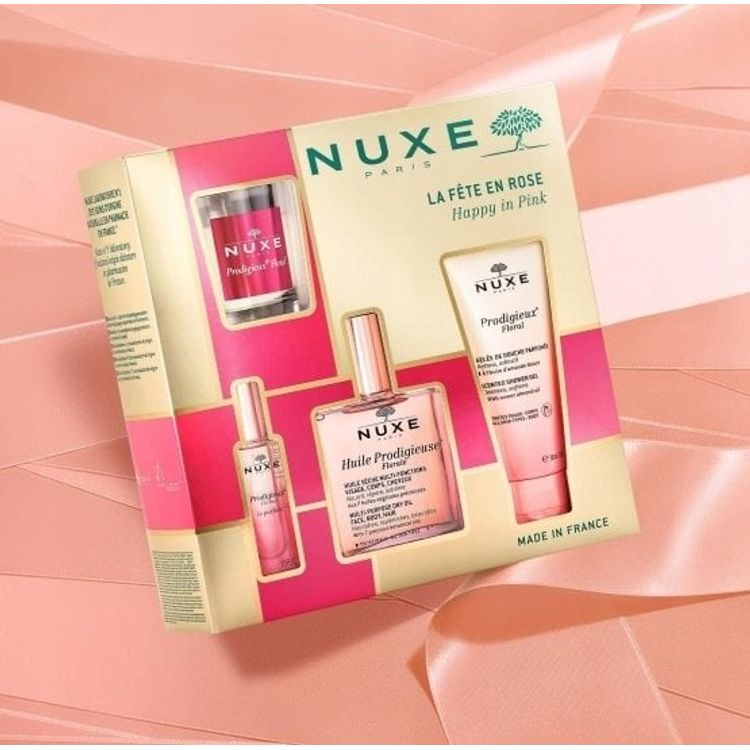 Tootefoto - Nuxe Set Prodigieux Floral, L hnak nal, 70 g + Du igeel, Kogu kehale, K igile nahat pidele, 100 ml + Prodigieux Floral, Parf mvesi, Naistele, 15 ml *K bus + Multifunktsionaalne