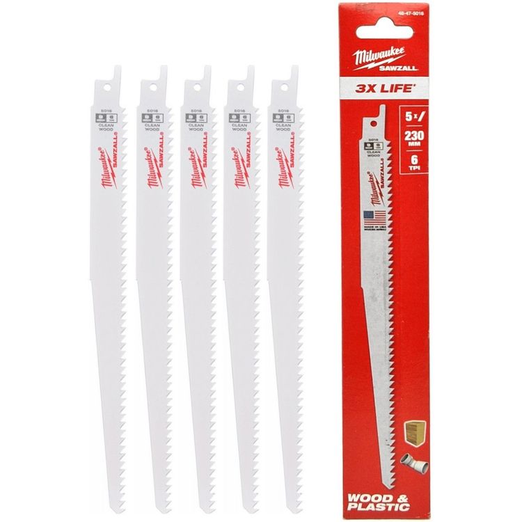 Tootefoto - PIIKSAETERA PUIT 230mm 6TPI 5tk PAKIS