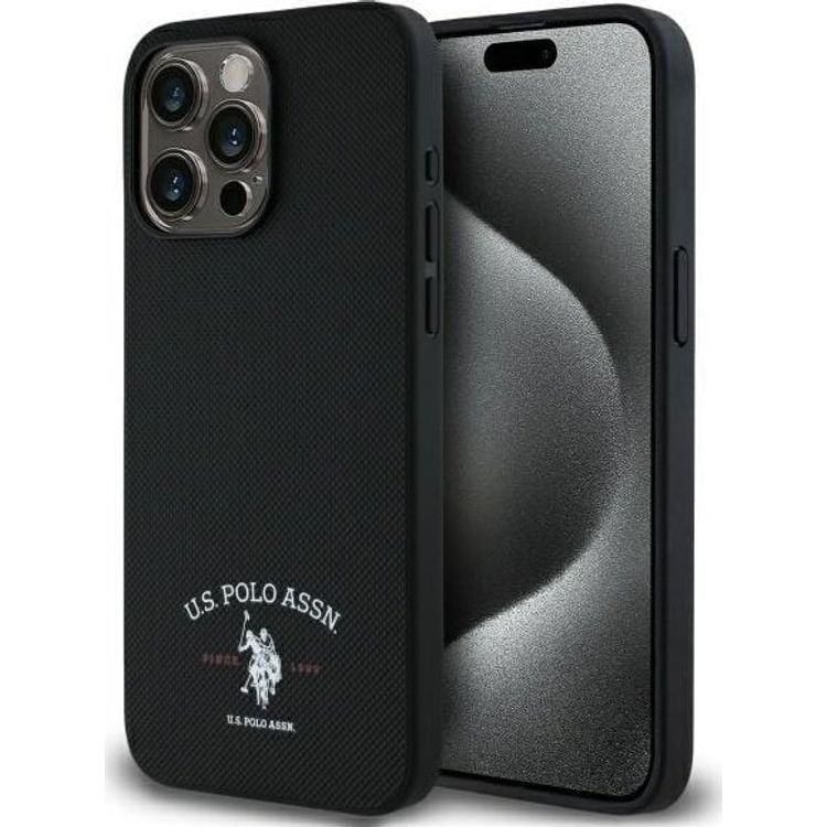 Tootefoto - US Polo USHCP15XPARK iPhone 15 Pro Max 6,7" must/must prinditud DH logo