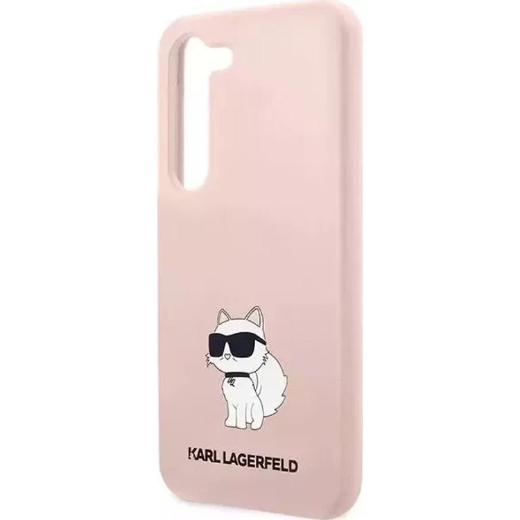 Tootefoto - Karl Lagerfeld Karl Lagerfeldi mbris KLHCS23SSNCHBCP Samsung Galaxy S23 S911 k vakotiga silikoonist Choupette