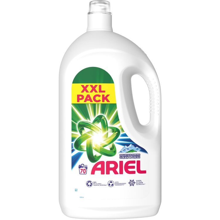 Tootefoto - Liquid detergent Ariel mountain spring 70washes, 3.5 l