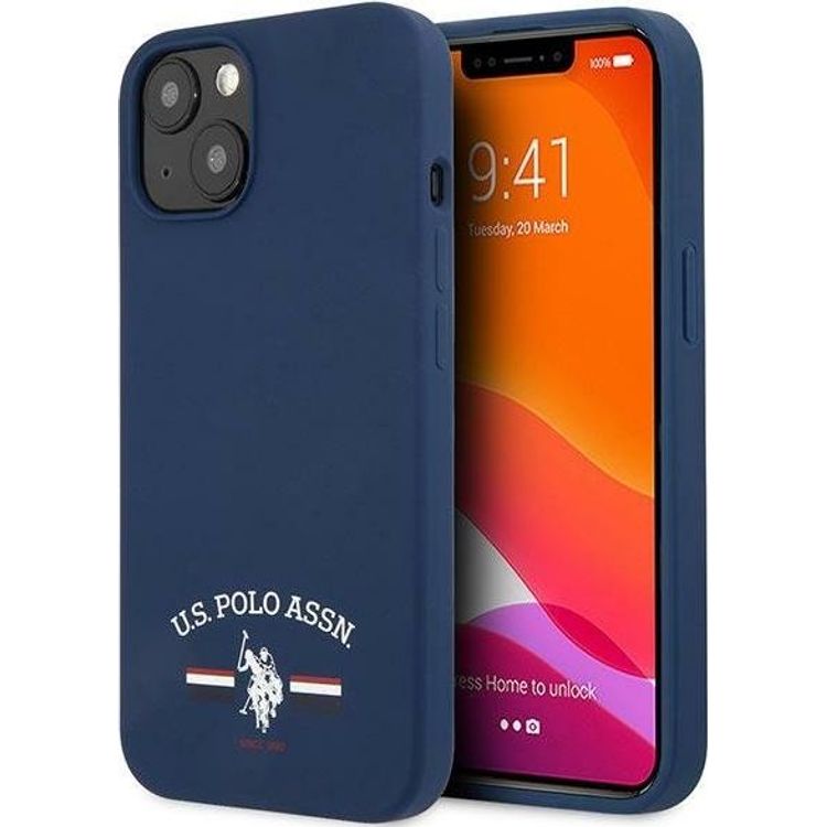Tootefoto - U.S. Polo Assn US Polo USHCP13SSFGV iPhone 13 mini 5,4" mere-/merev e silikoonkollektsioon