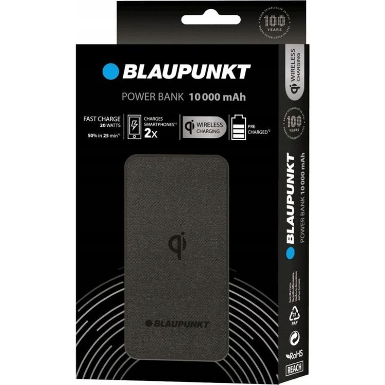 Tootefoto - Powerbank Blaupunkt 10000 mAh juhtmevaba 20W