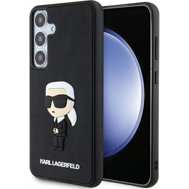 Tootefoto - Karl Lagerfeld Karl Lagerfeld KLHCS24M3DRKINK S24+ S926 must/must k va mbris 3D kummist Ikonik