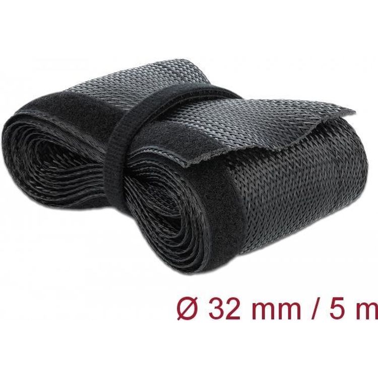 Tootefoto - DeLOCK 19055 kaabliisolatsioon Kaablisoomus Must 1 tk