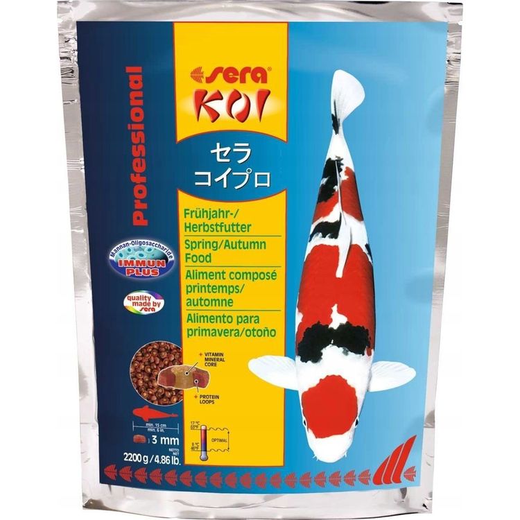 Tootefoto - Sera Koi Professional Spring/Autumn Food 2.200 g - pokarm specjalny