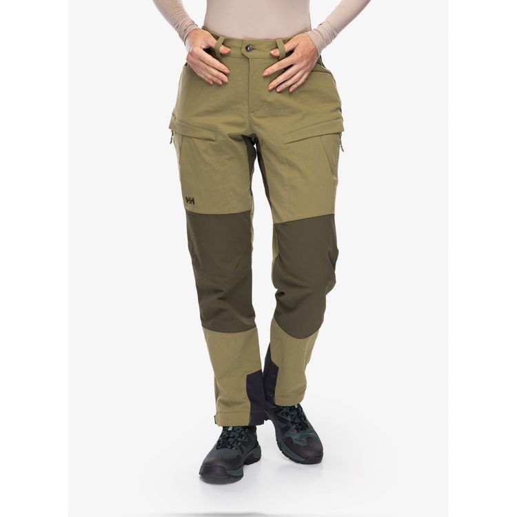 Tootefoto - Spodnie trekkingowe damskie Helly Hansen Verglas Tur Pant 2.0 - terrain green rozmiar: m