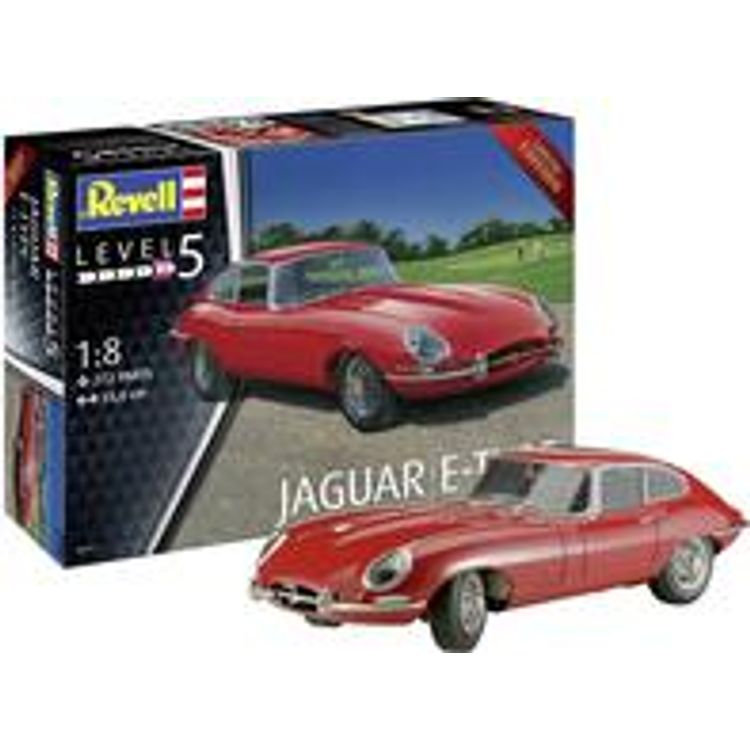 Tootefoto - Revell 07717 Jaguar E-Type Automodell Bausatz 1:8 (07717)