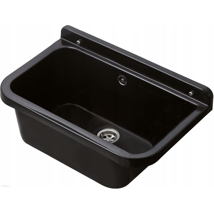 Tootefoto - Hydroland kraanikauss SINK.50 KOMMUNIKATSIOON MUST POL PR. 50 x 34