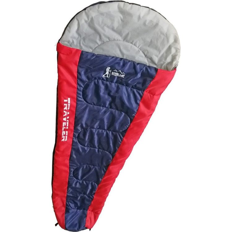 Tootefoto - Royokamp TRAVELER MAGAMISKOTT NAVY RED 210X80/50CM ENERO CAMP