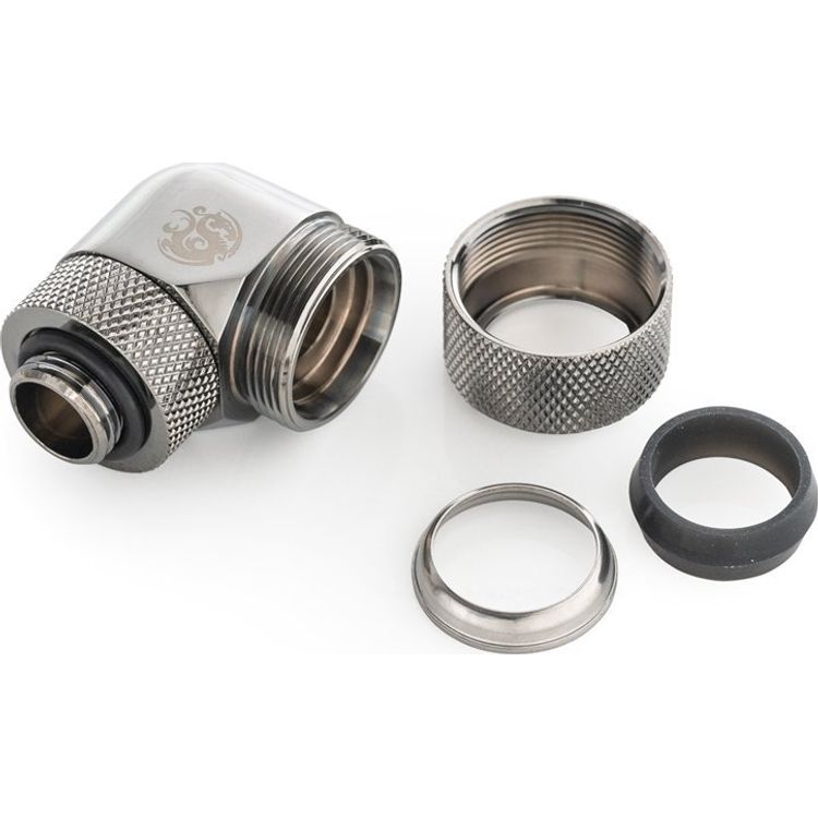 Tootefoto - Bitspower Advanced Multi-Link Adapteri hendus 90 kraadi G1/4 tolli AG kuni 16 mm OD k va toru p ratav, must