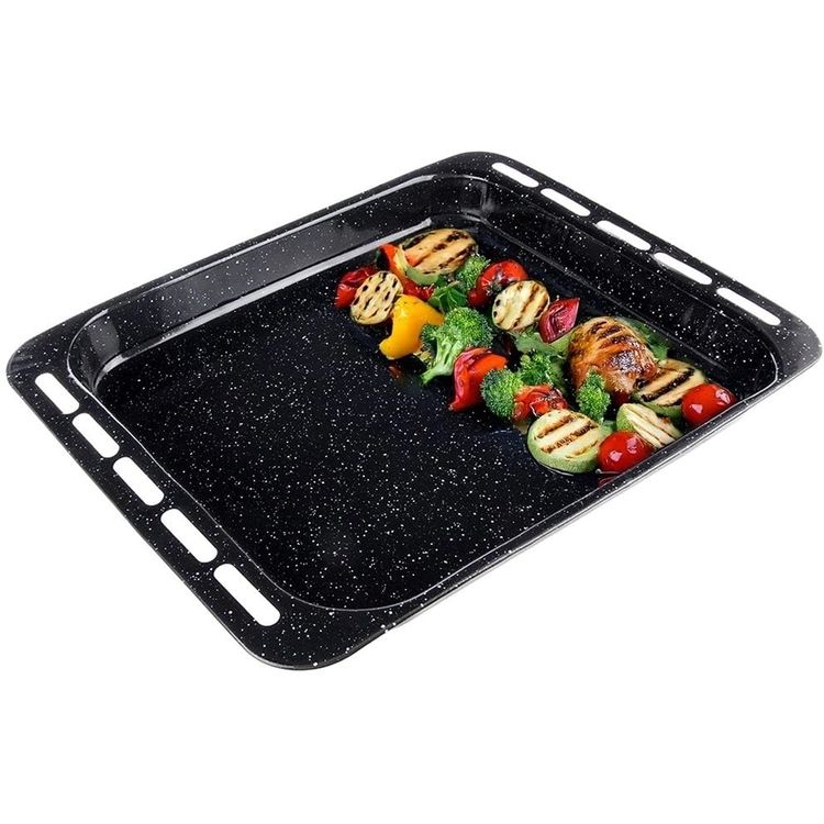 Tootefoto - Blacha do Pieczenia Emaliowana 45,5 x 32,5 x 5 cm ORION do Piekarnika