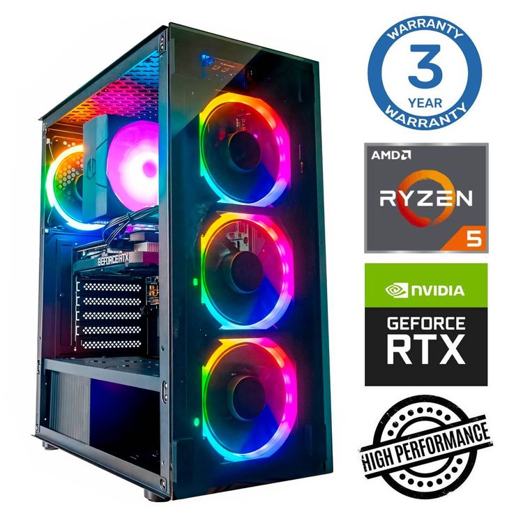 Tootefoto - INTOP Ryzen 5 7600X 32GB DDR5 1TB SSD M.2 NVME+4TB RTX5070 12GB no-OS