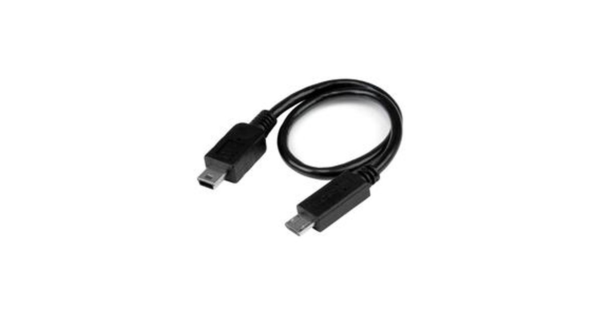 USB OTG Cable - Micro USB to Micro USB - M/M - 8 in.