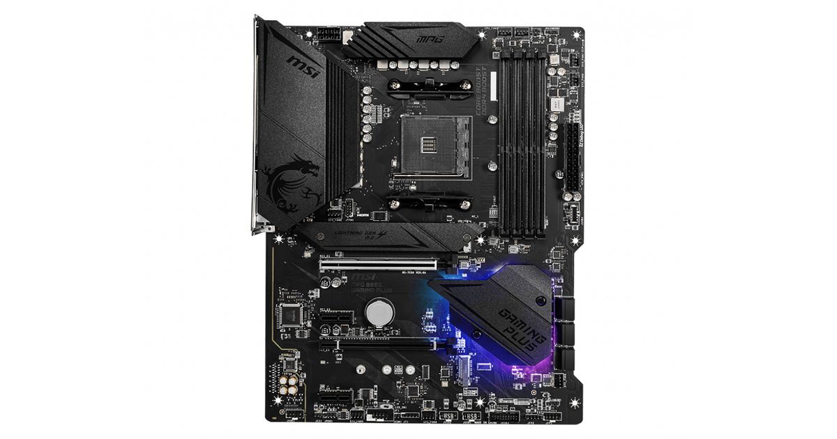 MSI B550 Gaming Plus ATX AM4 Motherboard, Supports 3rd Gen AMD