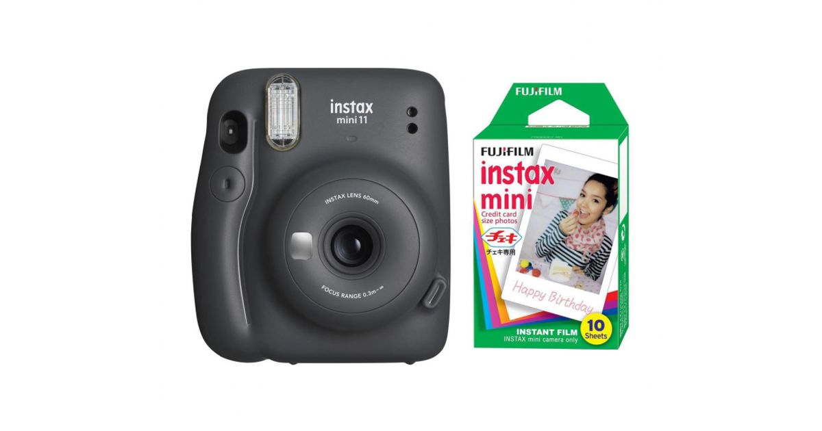 Fujifilm Instax Mini 11 gray + cartridges (10 photos) Instant cameras