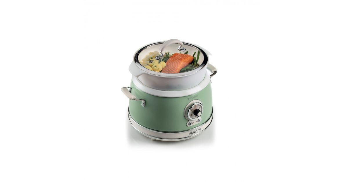 Ariete Retro Slowcooker & Ricecooker - Green