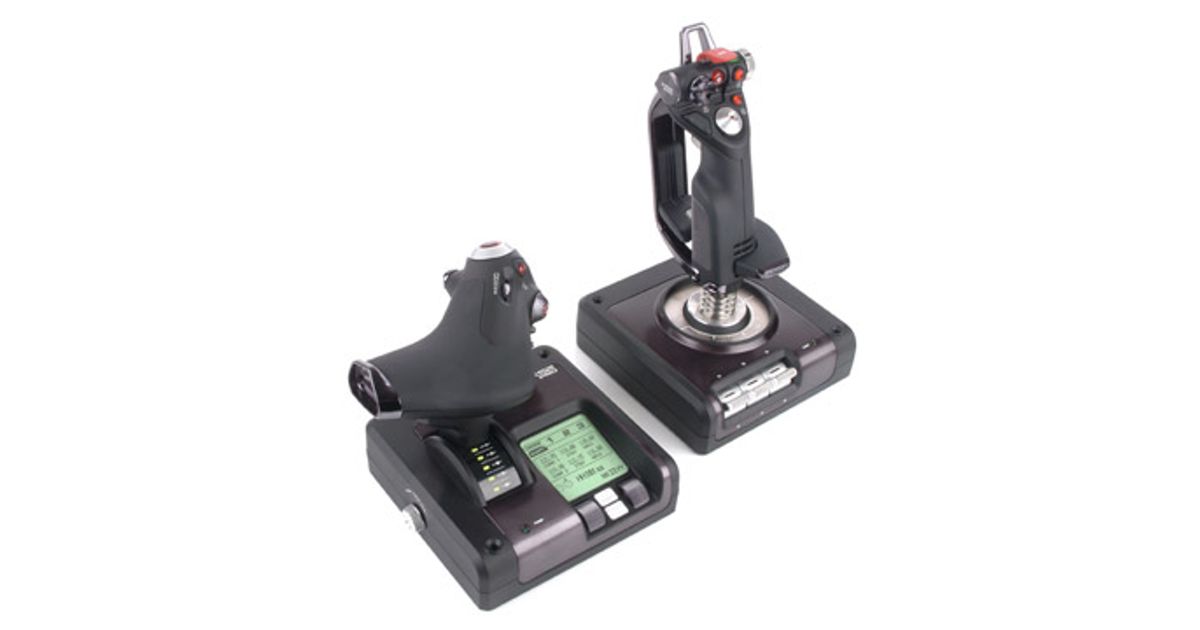 Logitech G Saitek X52 Pro Flight Control System - Joysticks