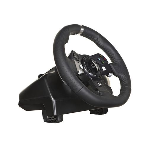 Logitech G G920 Driving Force Black USB 2.0 Steering wheel + Pedals ...