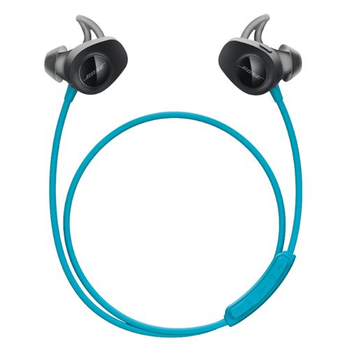 Bose SoundSport Headphones Wireless Ear hook In ear Sports Bluetooth Black Blue MT Shop