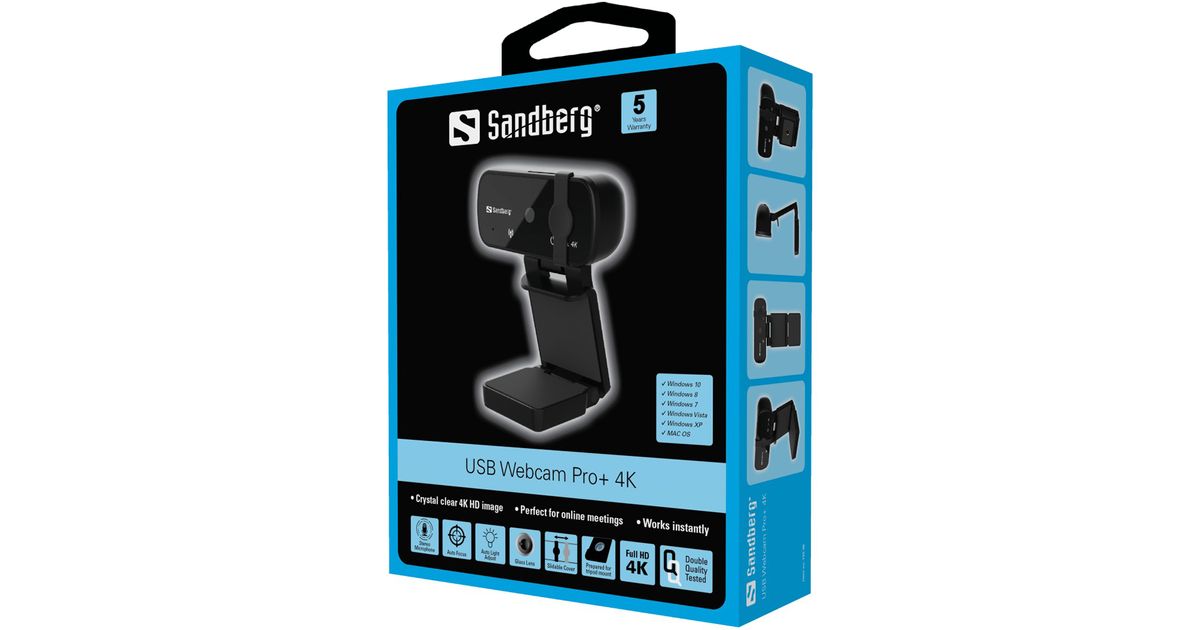 Sandberg usb shops webcam pro