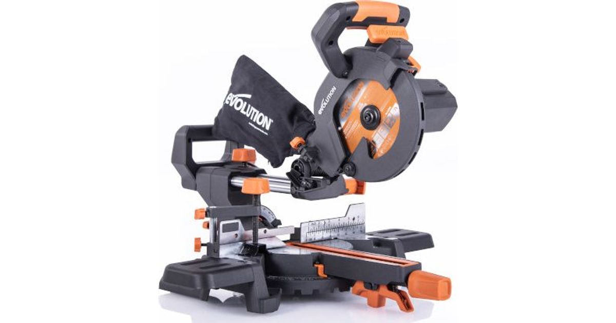 Evolution Multipurpose miter saw with guides EVOLUTION R185SMS PLUS
