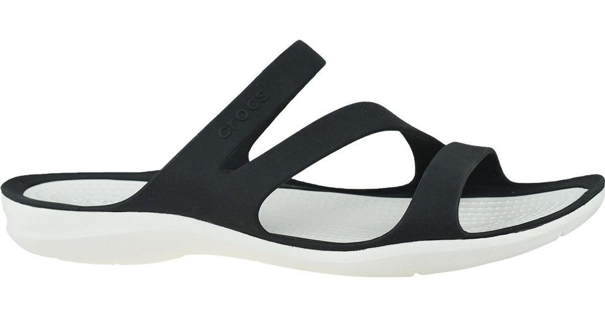 Crocs Women s Swiftwater Sandals black flip flops size 38 39 203998 066 MT Shop