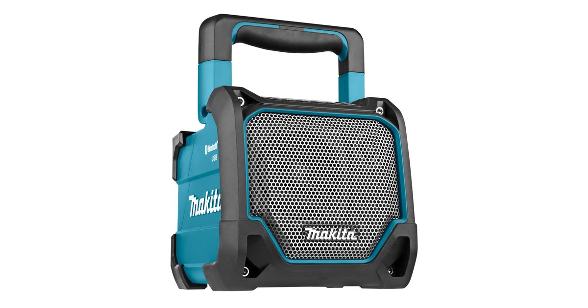 Svag tømrer Verdensvindue Makita DMR202 portable speaker Black, Blue - Job site radios - Cordless  tools - Tools and accessories - MT Shop
