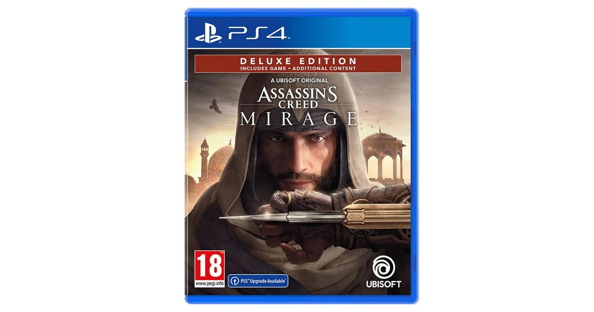 Assassin's Creed Mirage Deluxe Edition, PlayStation 4 - Game - Sony  Playstation 4 games - Games consoles - Gaming - MT Shop