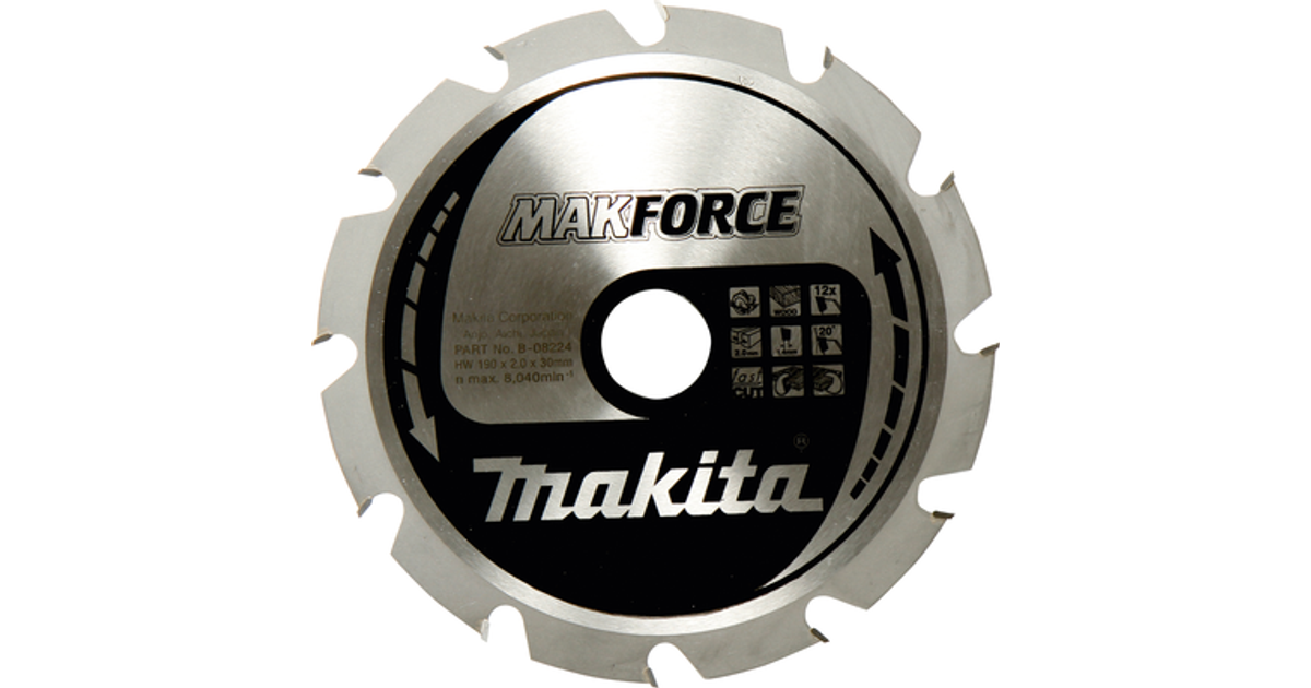 Makita B 32247 circular saw blade 19 cm 1 pc s Sawblades cutting discs Saws Power tools Tools and accessories MT Shop