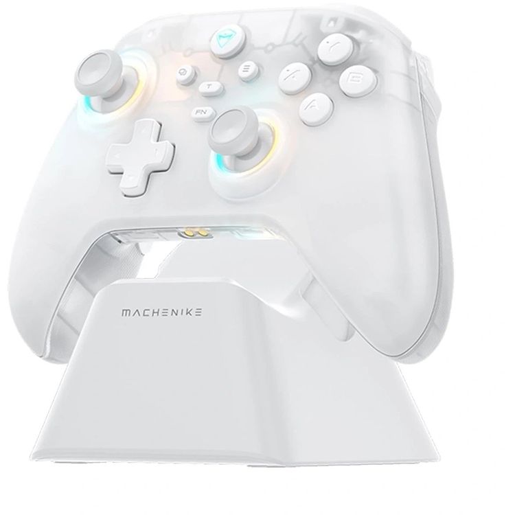 Tootefoto - Machenike G3 V2 juhtmevaba m ngupuldi alus koos laadimisjaamaga valge