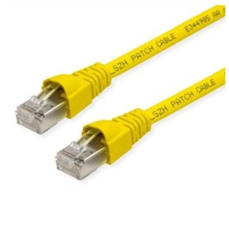 Tootefoto - Teleg rtner RJ45 S/FTP, kass. 6a, lszh, kollane, 6 m