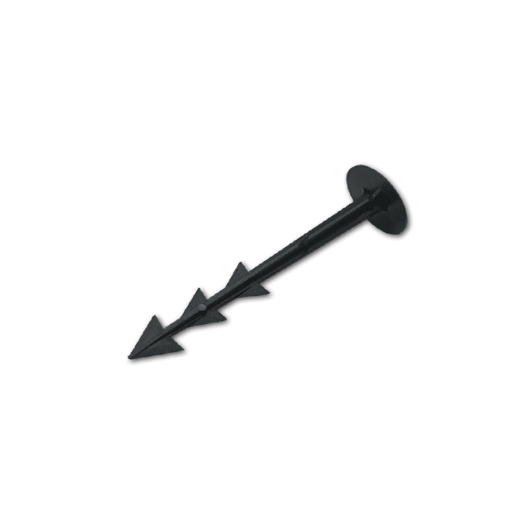 Tootefoto - Komplektis 400 toodet. Kinnituspiik peenravaibale / katteloorile 12cm