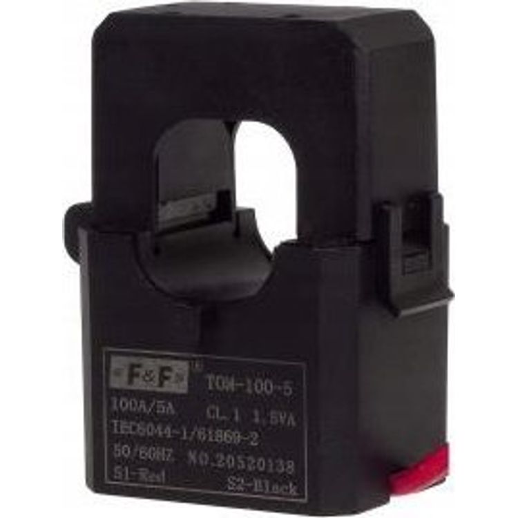 Tootefoto - F&F Miniatuurne voolutrafo F&F TOM-100-5 avatud s damikuga 100-5A must