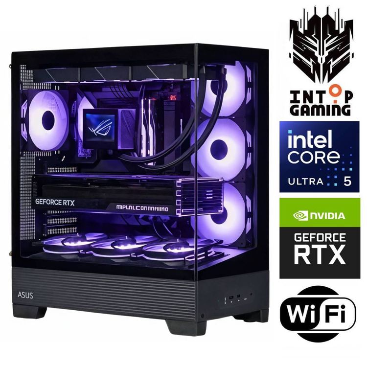 Tootefoto - INTOP Ultra 5 245KF 64GB DDR5 1TB SSD M.2 NVME+4TB RTX5050 8GB WiFi no-OS