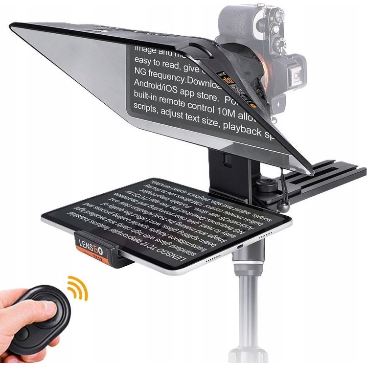 Tootefoto - LensGo Prompter Teleprompter VLOG monitor kaamera tahvelarvutile 12,9" LensGo / TC12