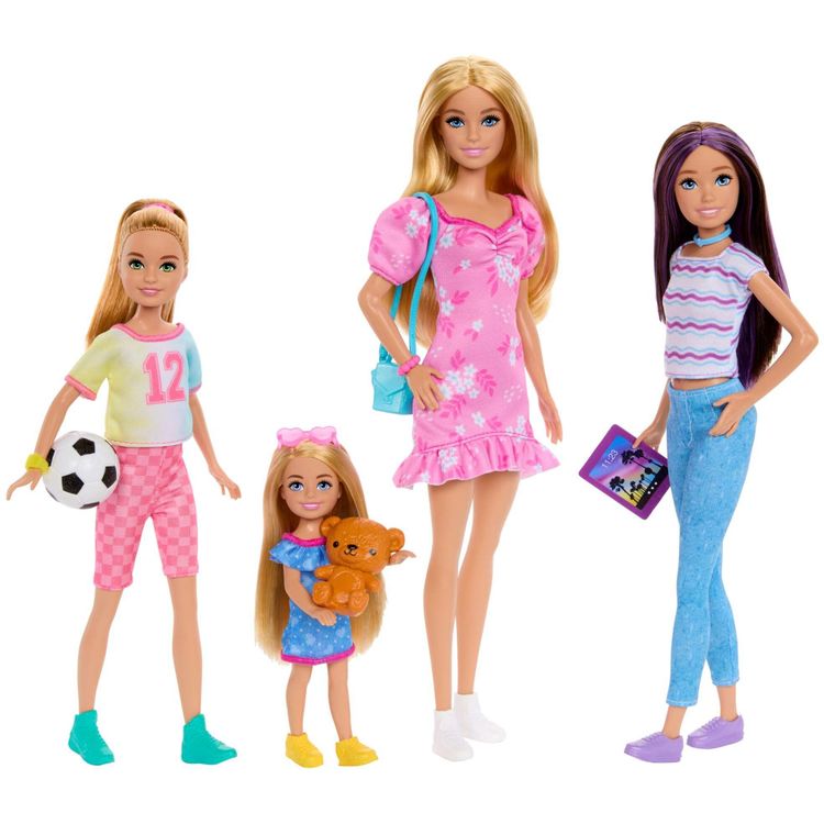 Tootefoto - Barbie nukk Mattel Sisters Dolls 4-pakk HWJ01