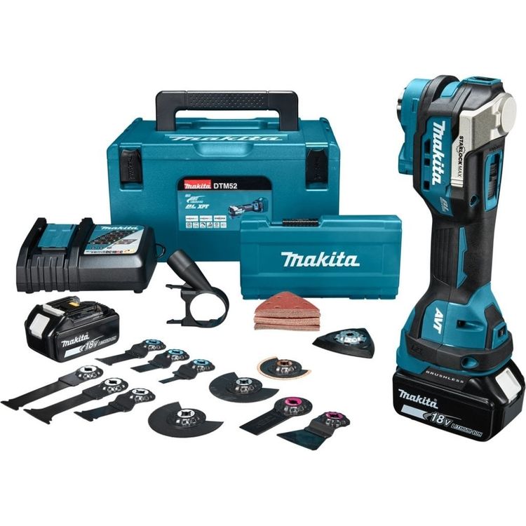 Tootefoto - MAKITA MULTI TOOL 18V DTM52RFJX2 2x3.0Ah STARLOCK MAX