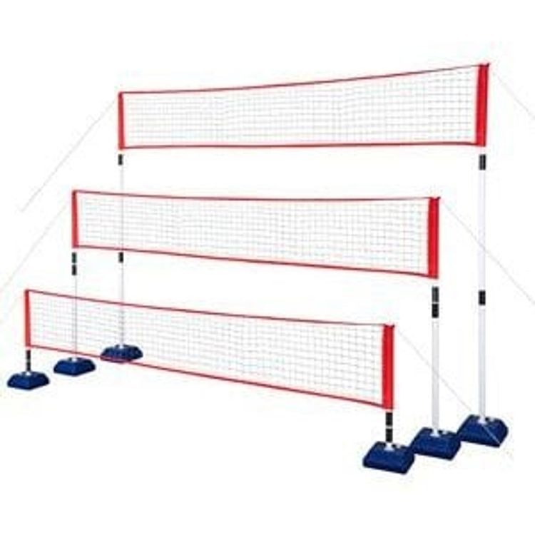 Tootefoto - 3in1 v rgusilm tennise, sulgpalli, nuls nt030 v rkpallikomplektiga