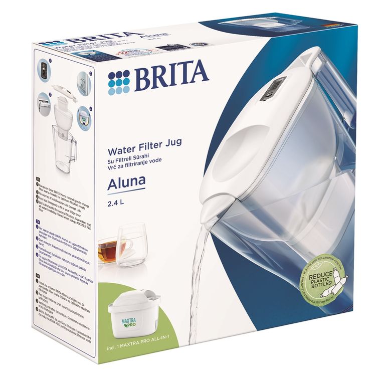 Tootefoto - Veefiltri konteiner Brita Aluna Mxpro 2,4 L, valge