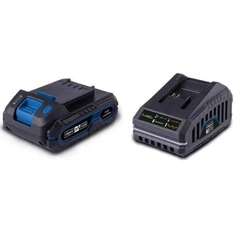 Tootefoto - Scheppach Rinkinys SBSK2.0 aku 2,0Ah Li-ion + 2,4A laadimine