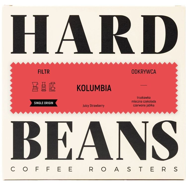 Tootefoto - Hard Beans kohvioad Hard Beans Colombia Juicy Maasika kohvioad 200g