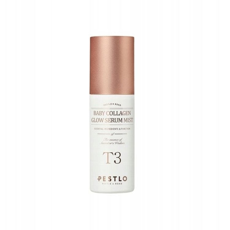 Tootefoto - Pestelo, T3 Baby Collagen Glow Serum Mist, Hydration, Before and after makeup, Spray, For Face, 50 ml Unisex