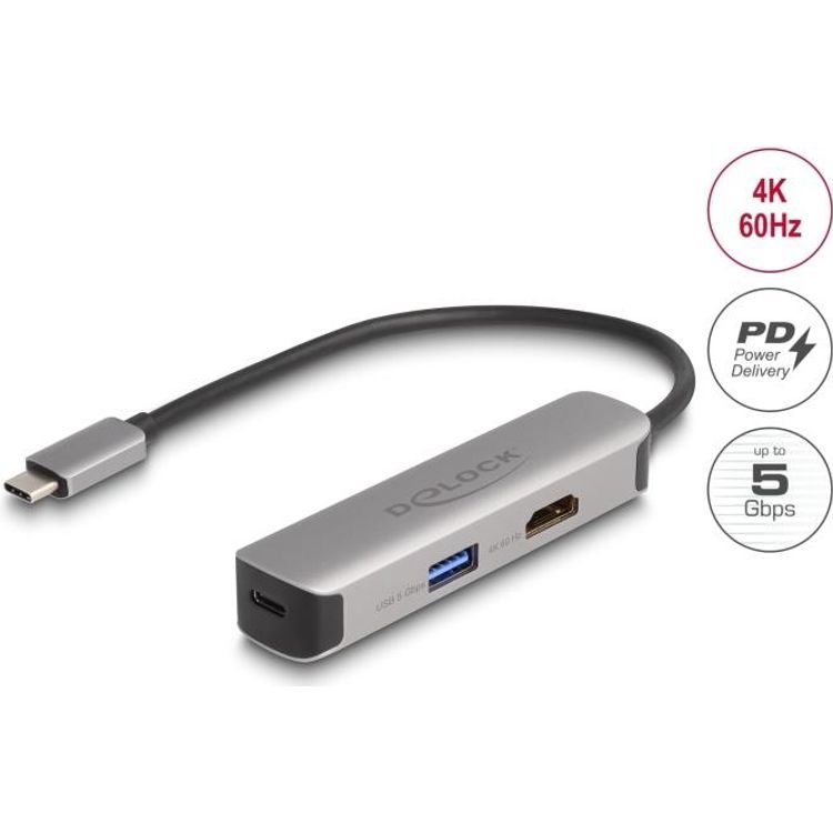 Tootefoto - Delock - Dockingstation - USB-C / Thunderbolt 3 / Thunderbolt 4 - HDMI (61060)