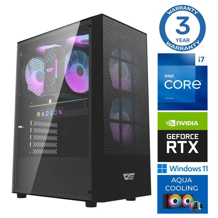 Tootefoto - INTOP AQUA i7-14700F 16GB DDR5 500SSD M.2 NVME+4TB RTX5060Ti 16GB no-OS