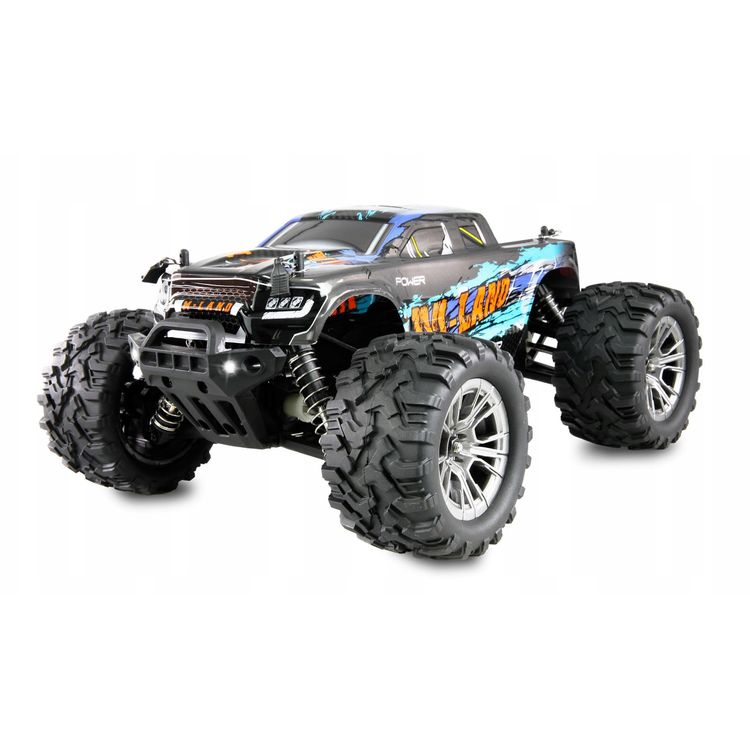 Tootefoto - Amewi M-Land Monstertruck 48km/h 4WD 1:16 RTR blau